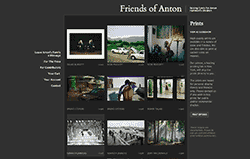PhotoShelter page: print gallery display page.